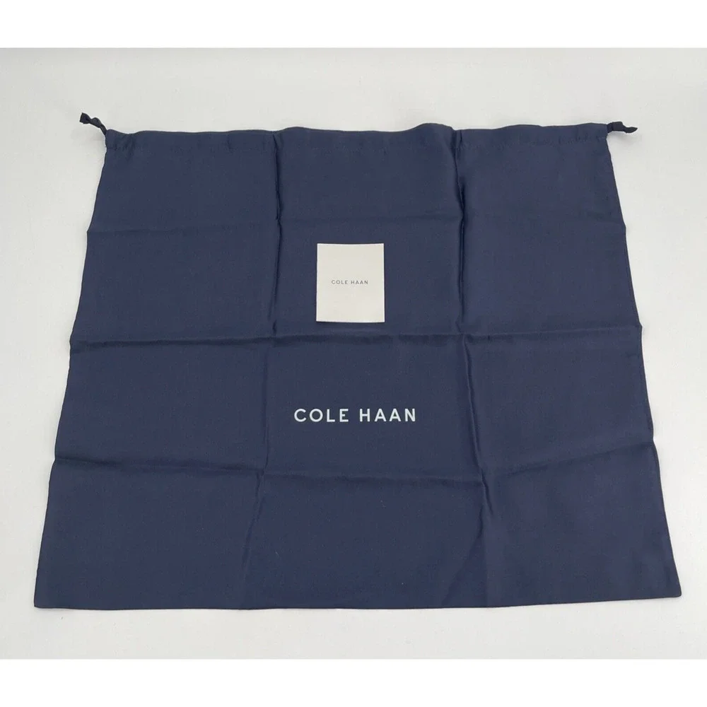 Cole Haan‎ Messenger Bag Black Pebble Leather CHRM11002 Storage Cover